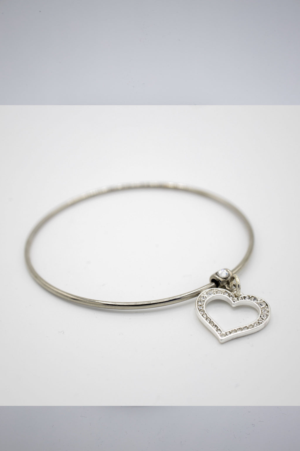 Heart Bangle Bracelet